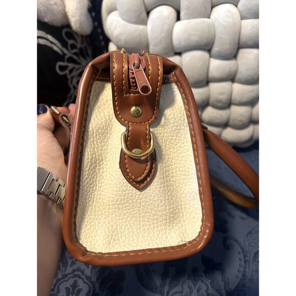 Dooney and Bourke Vintage White and Tan - Picture 5 of 8